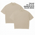 Playera Over Beige